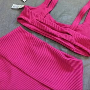 L*Space Jess Desi Bikini Set Bougainvillea